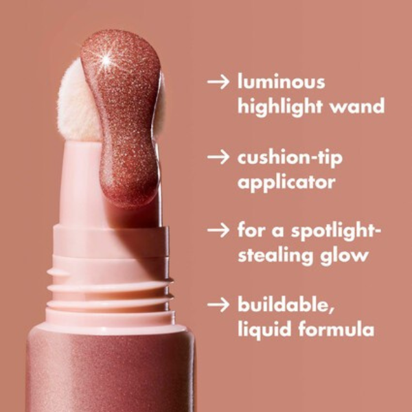 e.l.f - Halo Glow Highlight Beauty Wand - Liquid Gold - Gold for Medium Rich