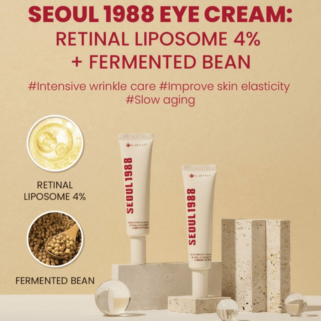 KSECRET - SEOUL 1988 Eye Cream: Retinal Liposome 4 Percent + Fermented Bean 30ml