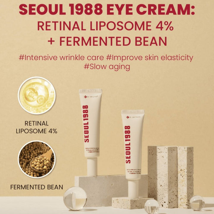 KSECRET - SEOUL 1988 Eye Cream: Retinal Liposome 4 Percent + Fermented Bean 30ml