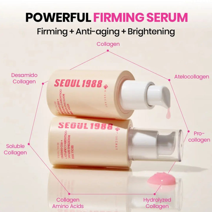 K-Secret - Seoul 1988 Boosting Serum: Collagen Complex 7 + Red Ginseng K-Secret
