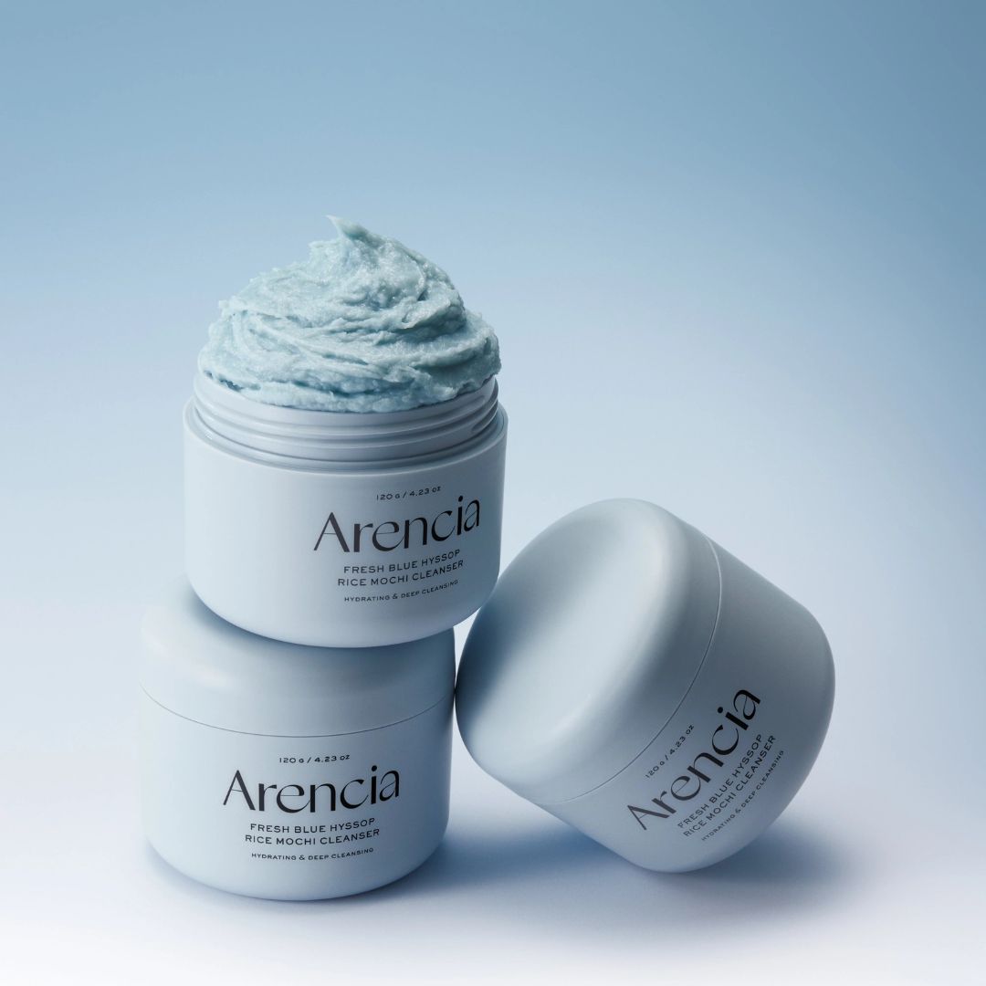 Arencia - Blue Hyssop Rice Mochi Cleanser 120g