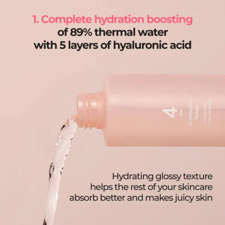 Numbuzin No.4 Hydration Glow Mineral Toner 200ml