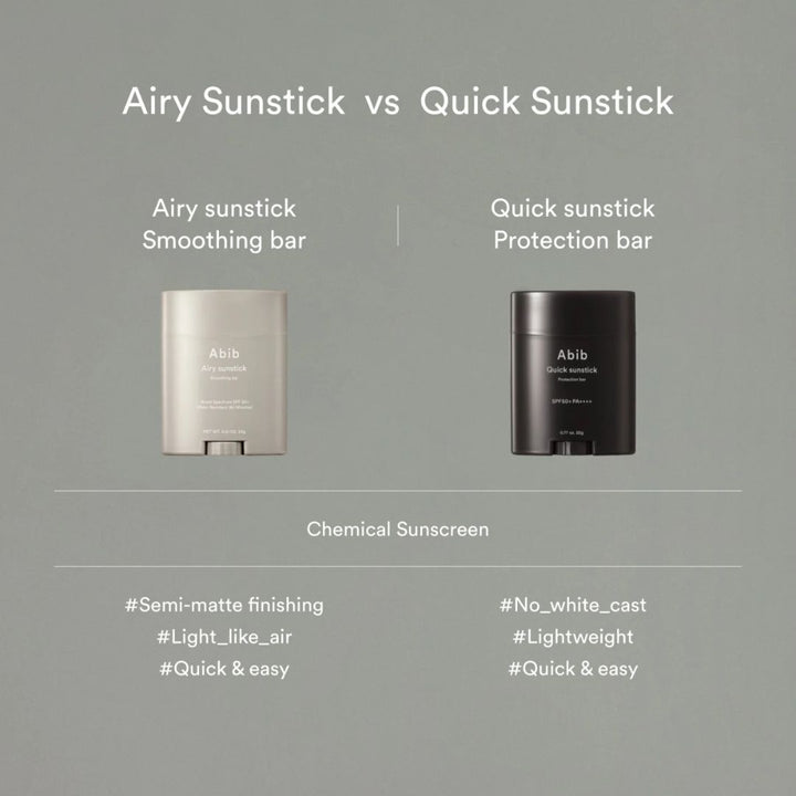 Abib Airy Sunstick Smoothing Bar SPF50+ PA++++ 23g