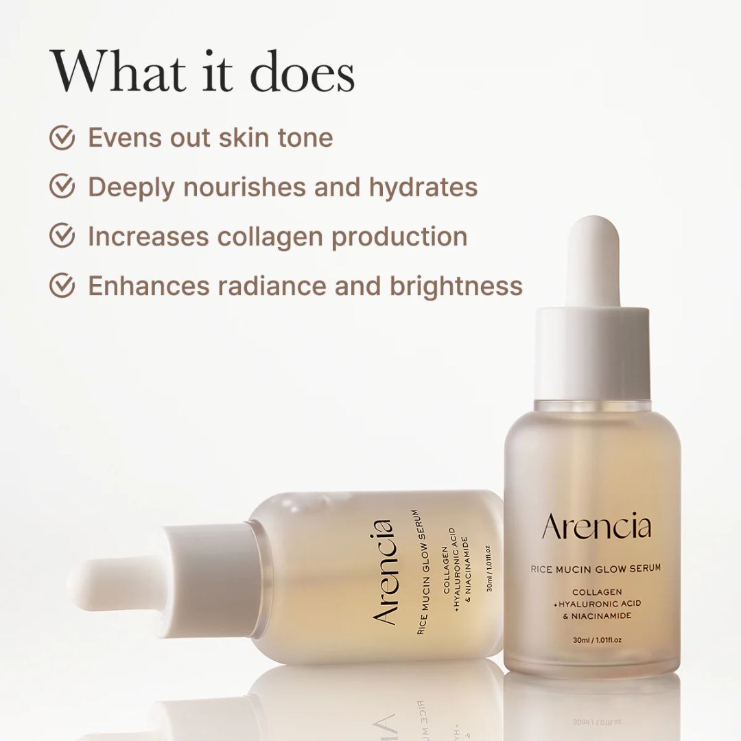 Arencia - Rice Mucin Glow Serum 30ml