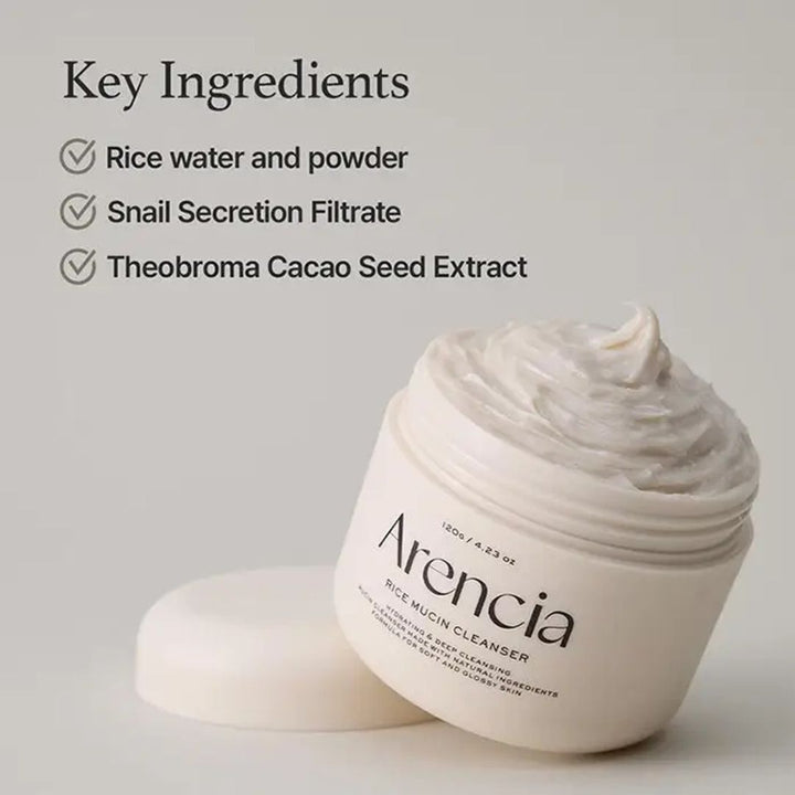 Arencia - Rice Mucin Cleanser 120g