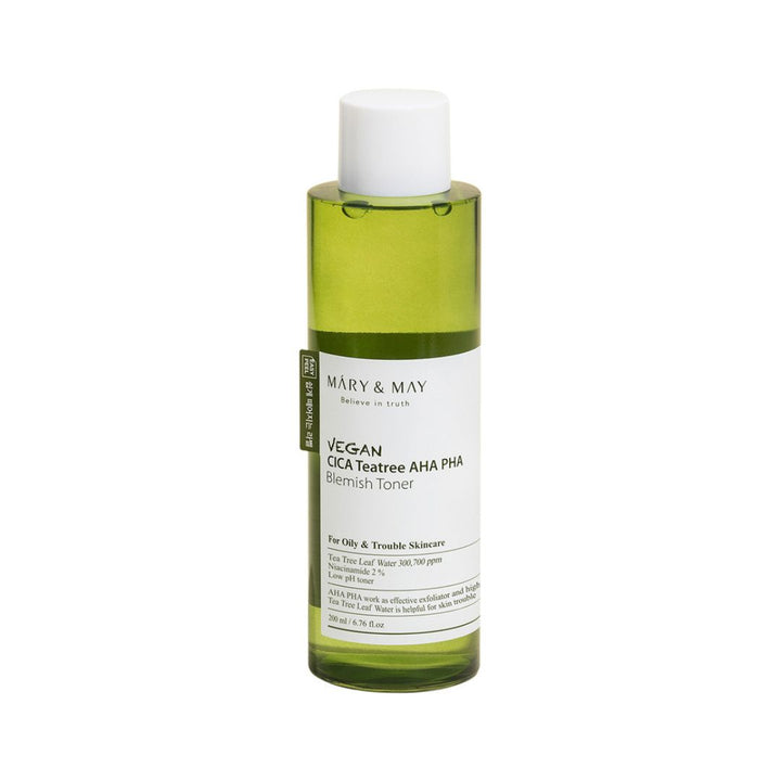 Mary&May Vegan CICA Tea Tree Toner Special Set (200ml+30ml+Eye cream 12g)