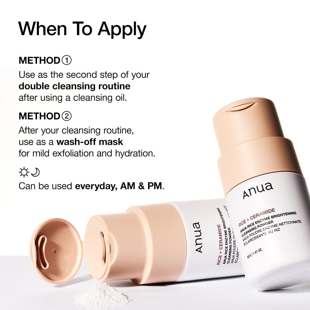 Anua - Rice Enzyme Brightening Cleansing Powder 40g