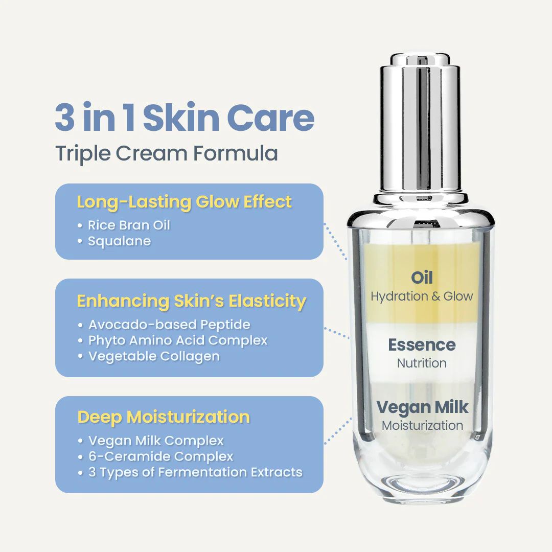 TIRTIR Ceramic Milk Ampoule - Deep Hydration & Radiance Boosting Serum 30ML
