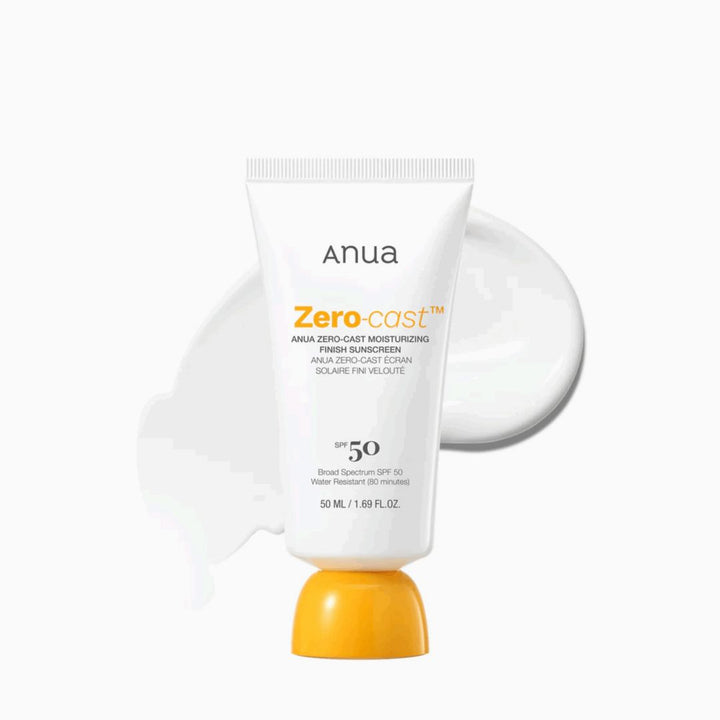 Anua Zero-Cast Moisturizing Finish Sunscreen SPF50+ PA++++ 50ml