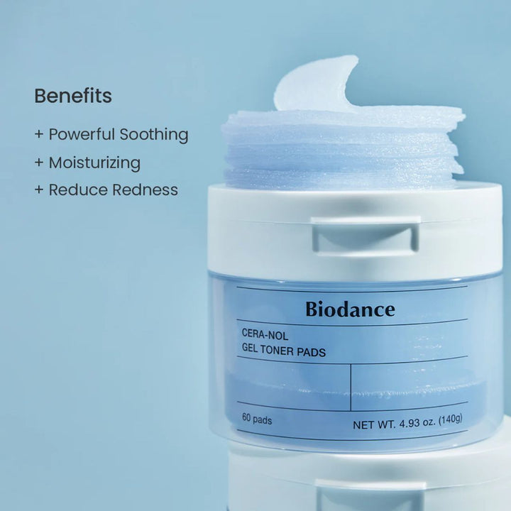 Biodance Cera-Nol Gel Toner Pads 60 Pads