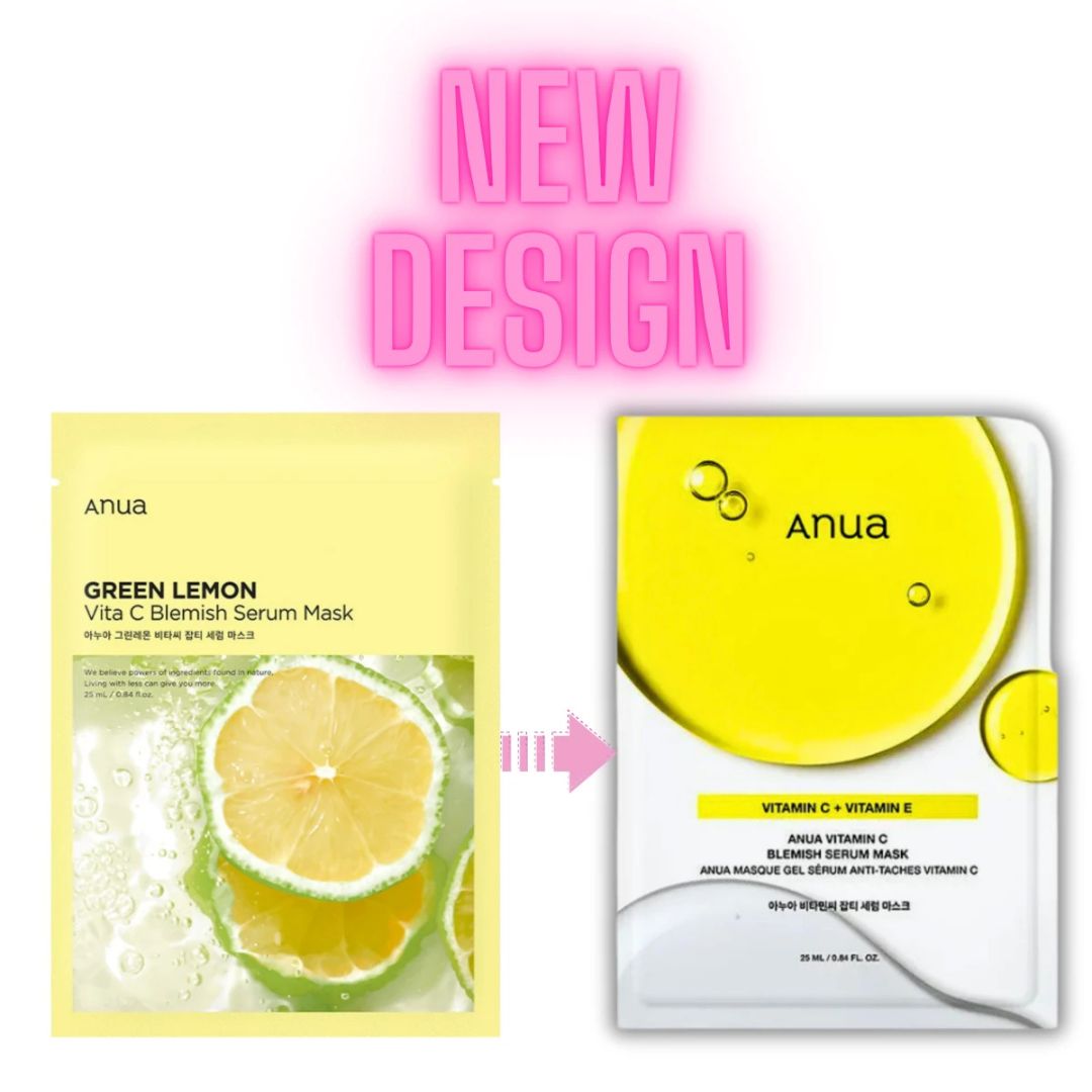 Anua Green Lemon Vita C Blemish Serum Mask (25ml x1ea)