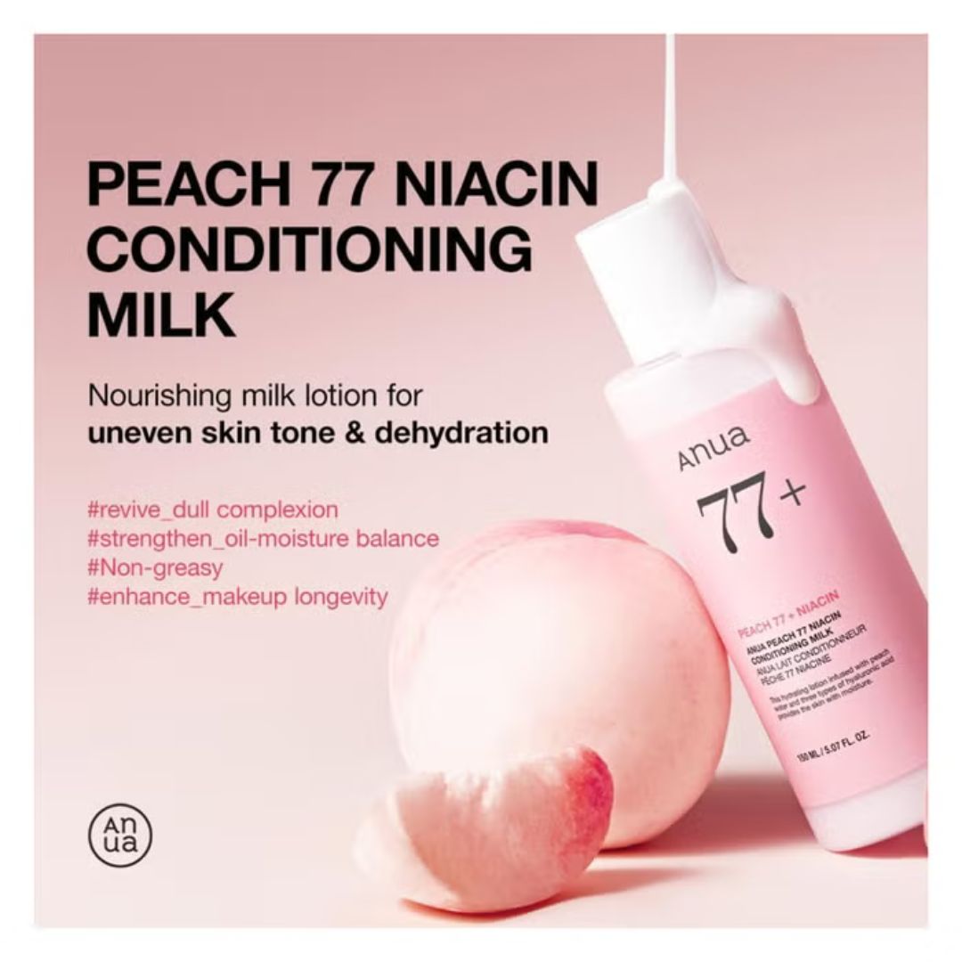 Anua Peach 77% Niacin Conditioning Milk 150ml