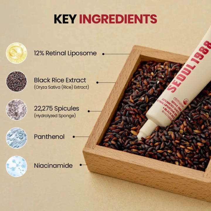 K-Secret - Seoul 1988 Advanced Shot: Retinal Liposome 12% + Black Rice K-Secret