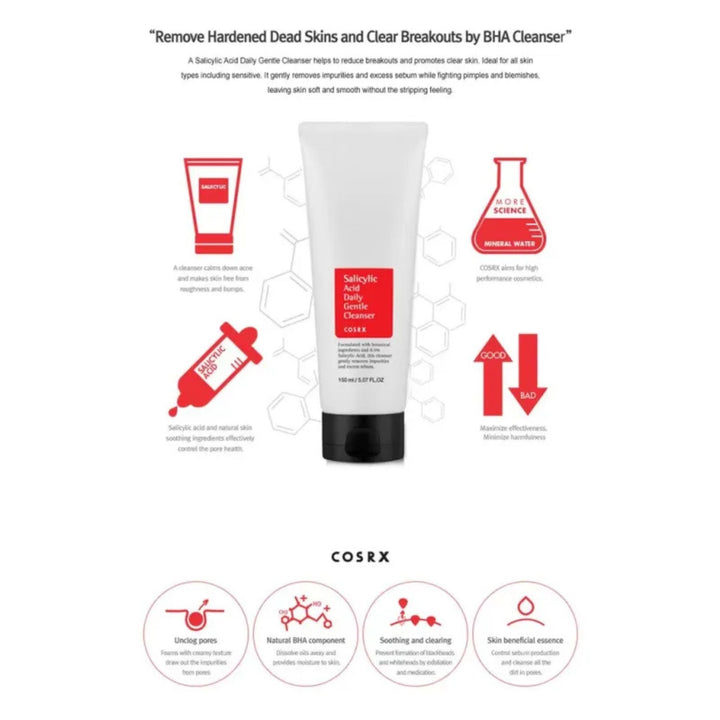 COSRX Salicylic Acid Daily Gentle Cleanser 150ml