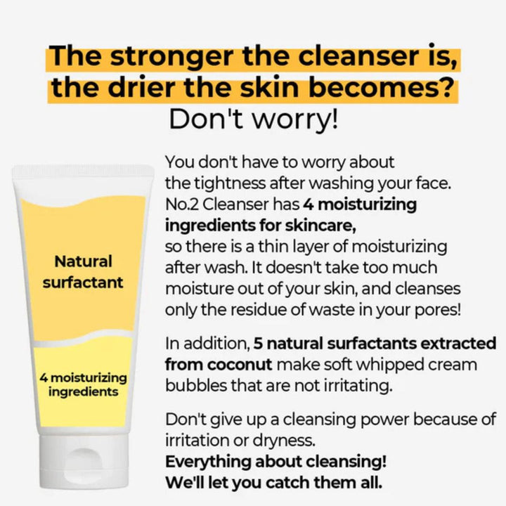 Numbuzin No.2 Deep Clean Fresh Cream Cleanser 120ml