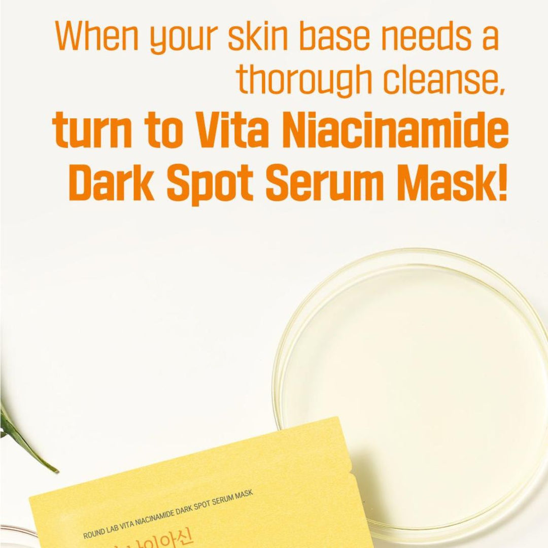 Round Lab - Vita Niacinamide Dark Spot Serum Mask - 20ml