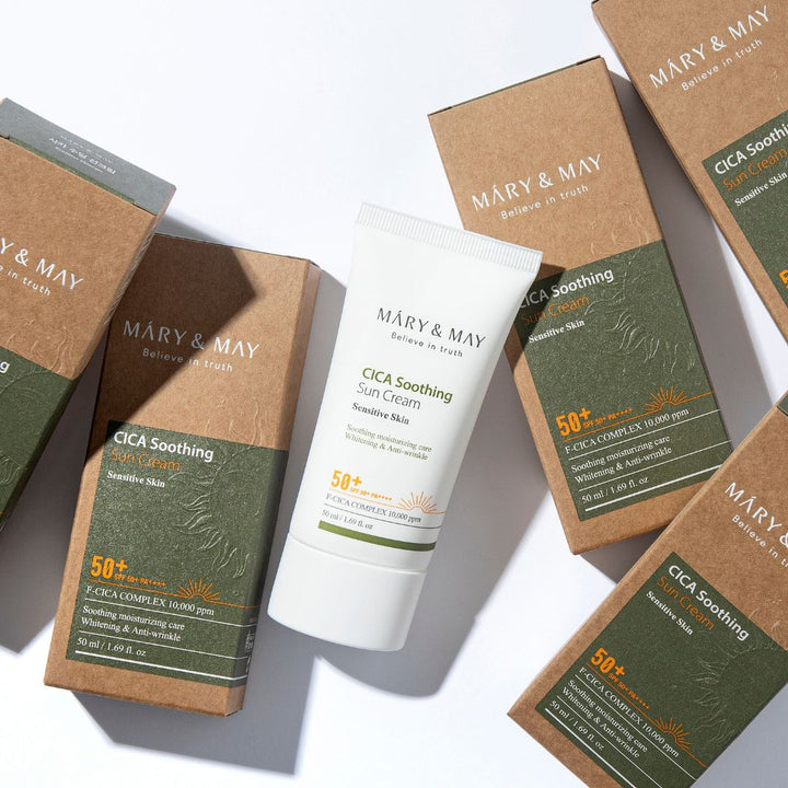 Mary&May CICA Soothing Sun Cream SPF50+ PA++++ 50ml