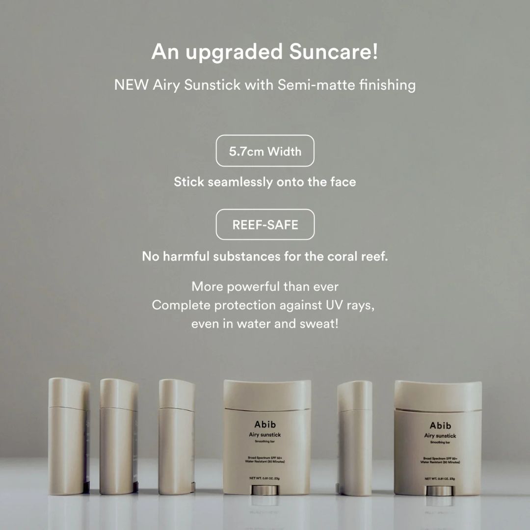 Abib Airy Sunstick Smoothing Bar SPF50+ PA++++ 23g