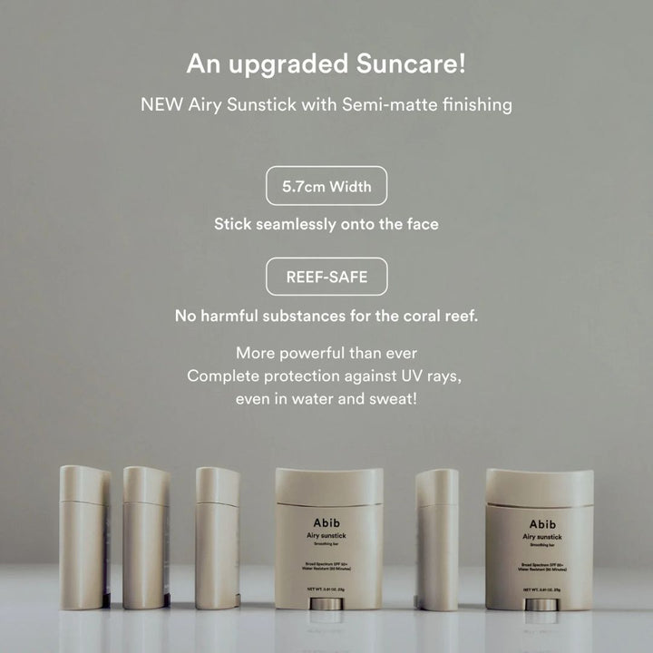 Abib Airy Sunstick Smoothing Bar SPF50+ PA++++ 23g