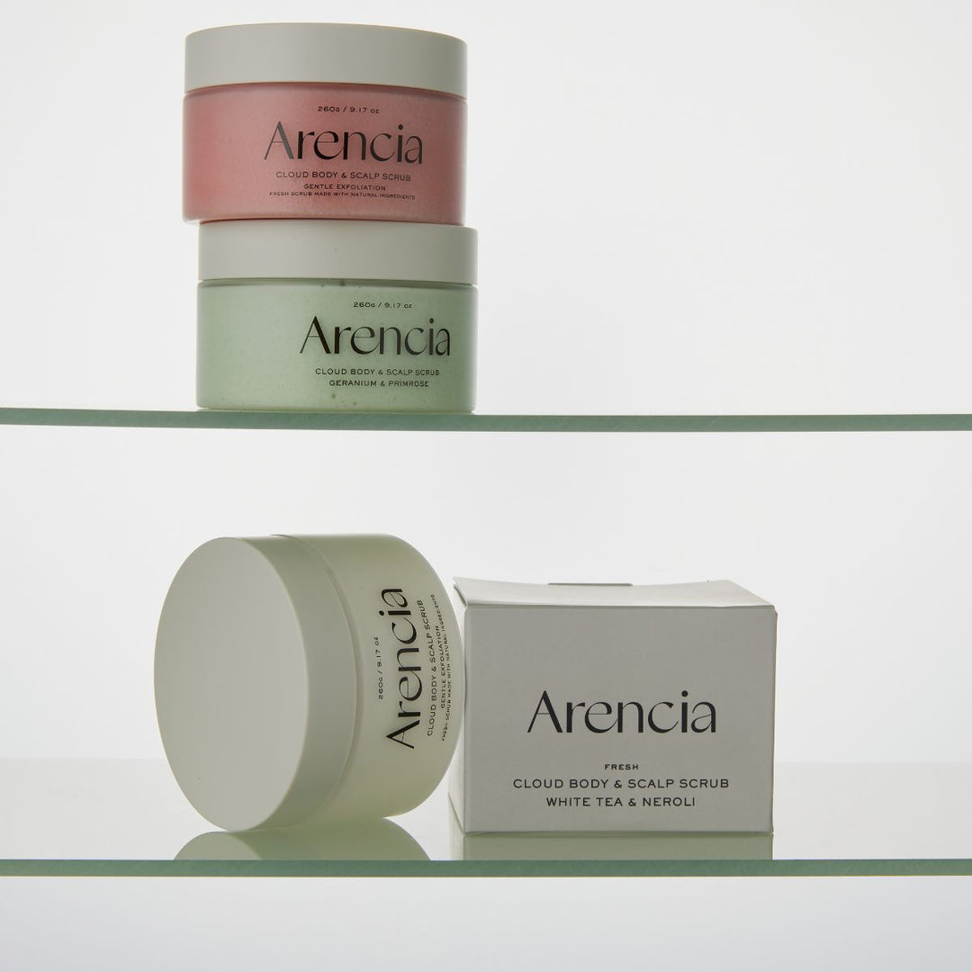Arencia – Fresh Cloud Scrub White Tea & Neroli 260g