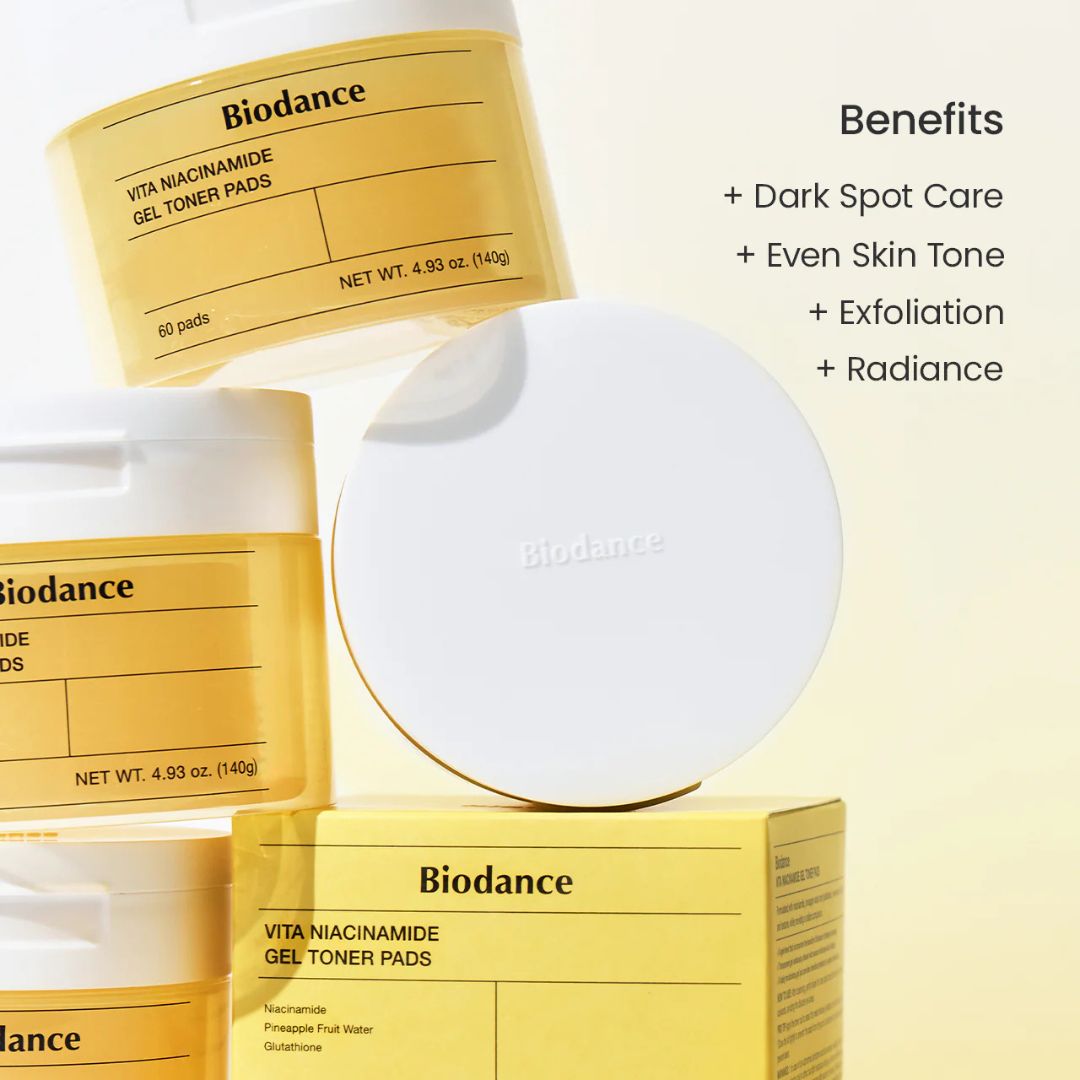 Biodance Vita Niacinamide Gel Toner 60 Pads
