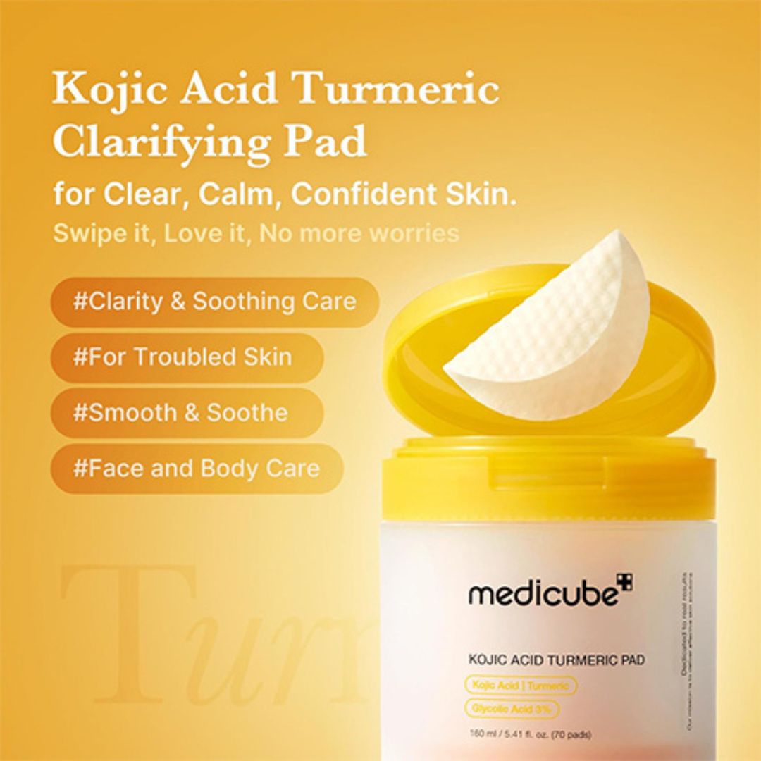 Medicube - Kojic Acid Turmeric Toner Pad 70 Pads