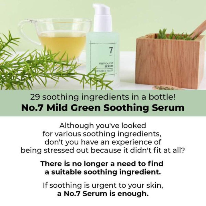 Numbuzin No.7 Mild Green Soothing Serum 50ml