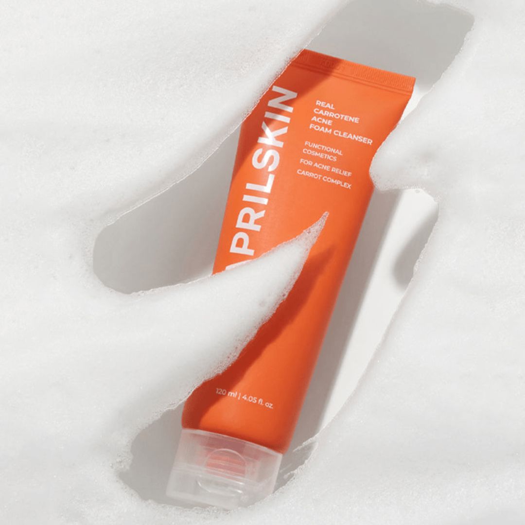 APRILSKIN - Real Carrotene Acne Foam Cleanser 120g