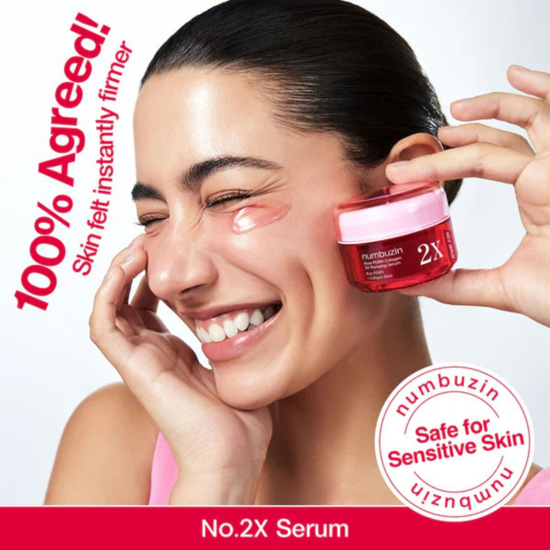 Numbuzin No.2 Rose PDRN Collagen 2X Plumping Serum 30ml