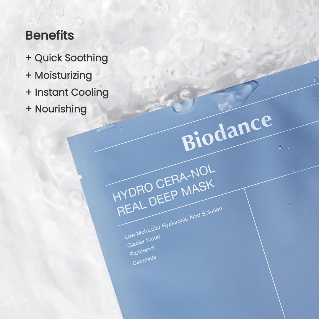 Biodance Hydro Cera-Nol Real Deep Beauty Mask 1Box (34g*4ea)
