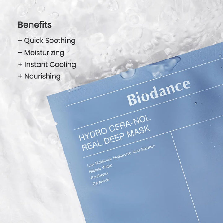 Biodance Hydro Cera-Nol Real Deep Beauty Mask 1Box (34g*4ea)
