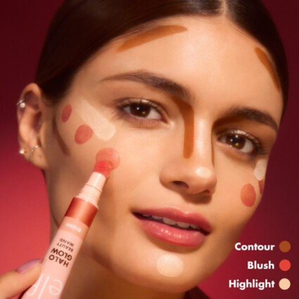 e.l.f - Halo Glow Contour Beauty Wand - Deep/Rich