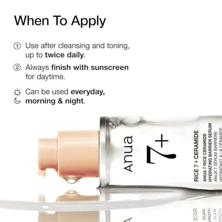 Anua - 7 Rice Ceramide Hydrating Barrier Serum 50ml