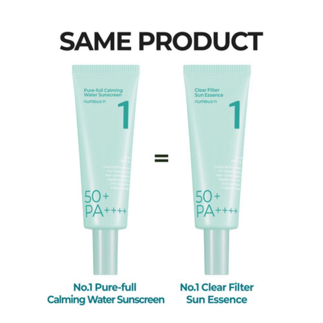 Numbuzin No.1 Clear Filter Sun Essence SPF50+ PA++++50ml
