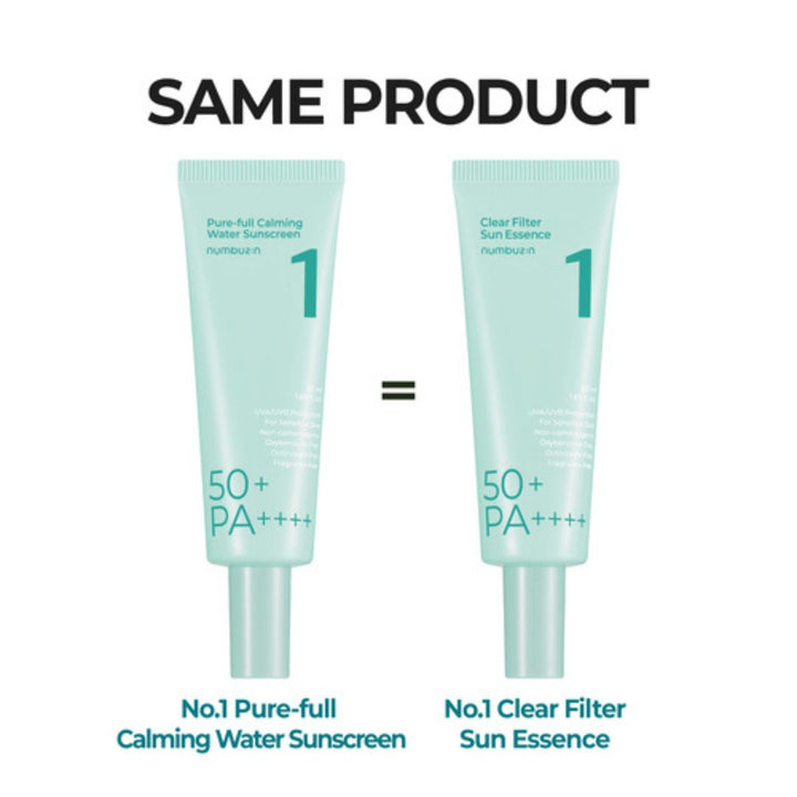 Numbuzin No.1 Clear Filter Sun Essence SPF50+ PA++++50ml