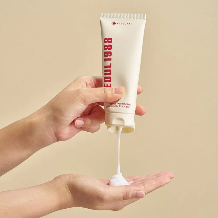 KSECRET - SEOUL 1988 Cream: Snail Mucin 93 Percent + Rice 50ml