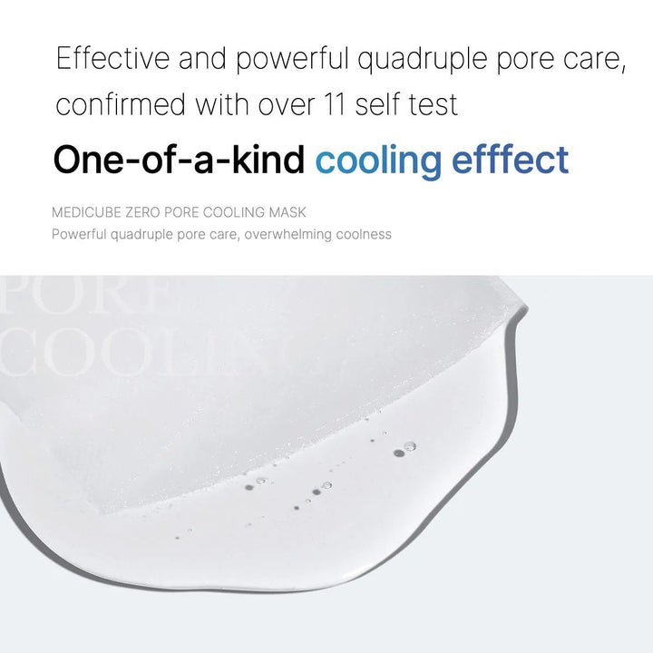 Medicube – Zero Pore Cooling Mask (27g x 1ea)