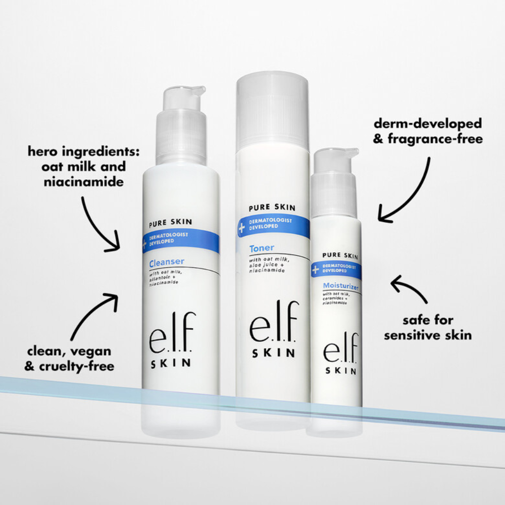 e.l.f. Pure Skin Cleanser – Fragrance-Free Hydrating Cleanser