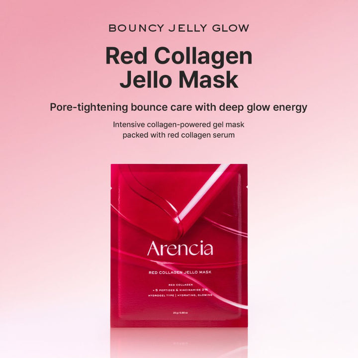 Arencia Red Collagen Jello Mask (4ea x 25g)