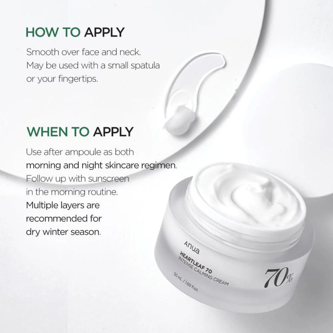 Anua 70 Intense Calming Cream 50ml