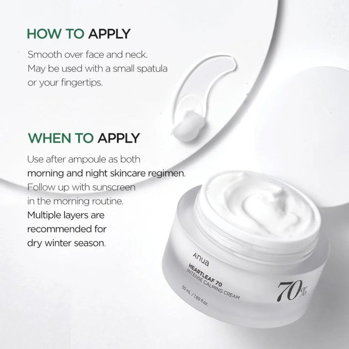 Anua 70 Intense Calming Cream 50ml