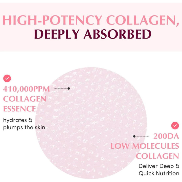 EQQUALBERRY - Collagen Pore-Tight Up Gel Toner Pads
