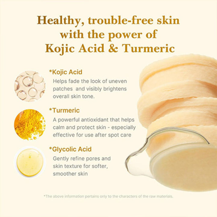Medicube - Kojic Acid Turmeric Toner Pad 70 Pads