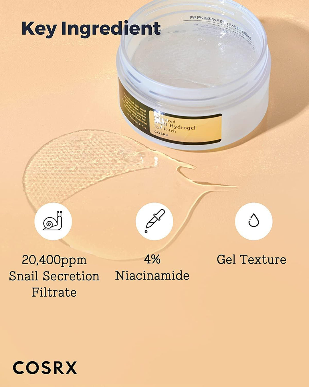 COSRX - Advanced Snail Hydrogel Eye Patch (60 patches)