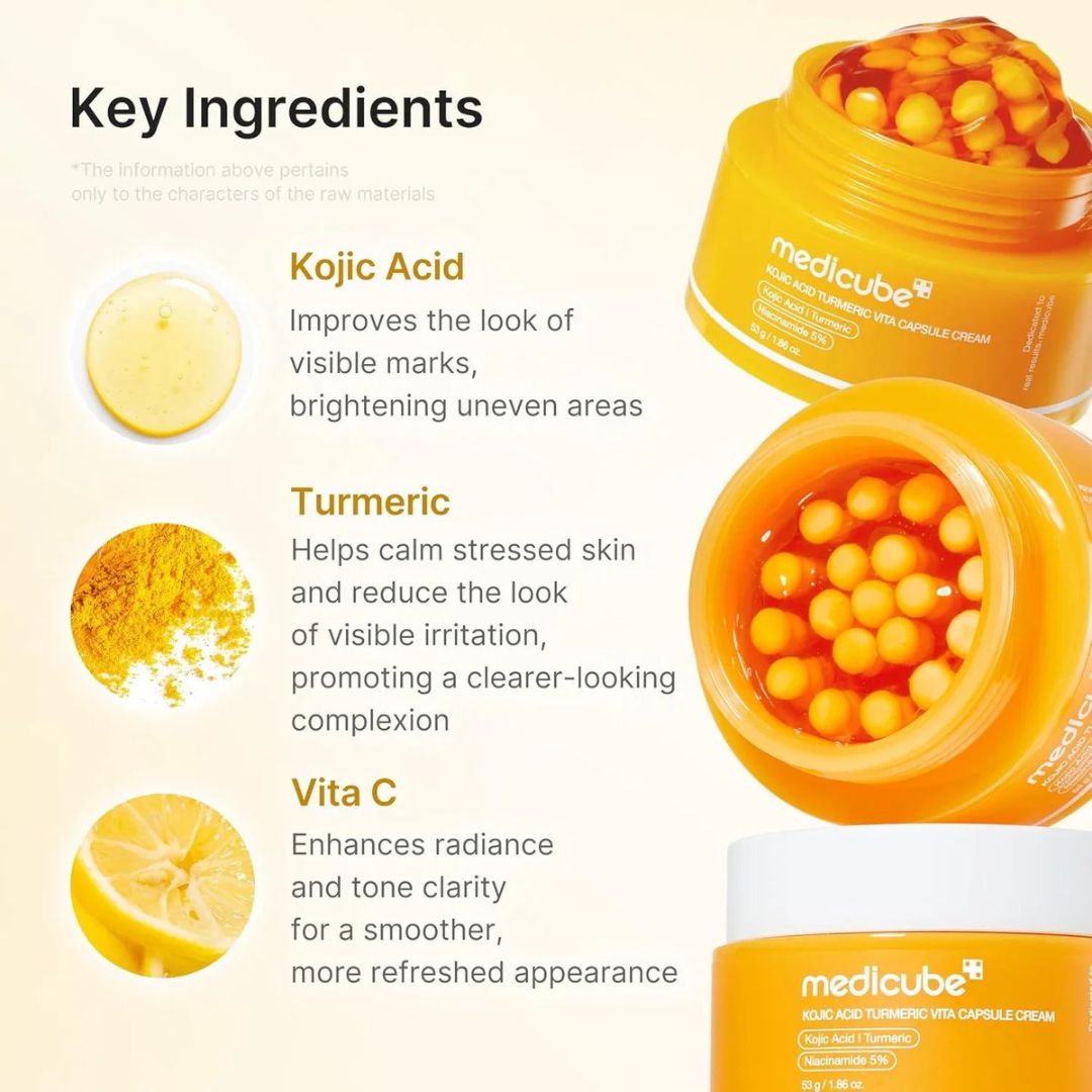 Medicube - Kojic Acid Turmeric Vita Capsule Cream 55g