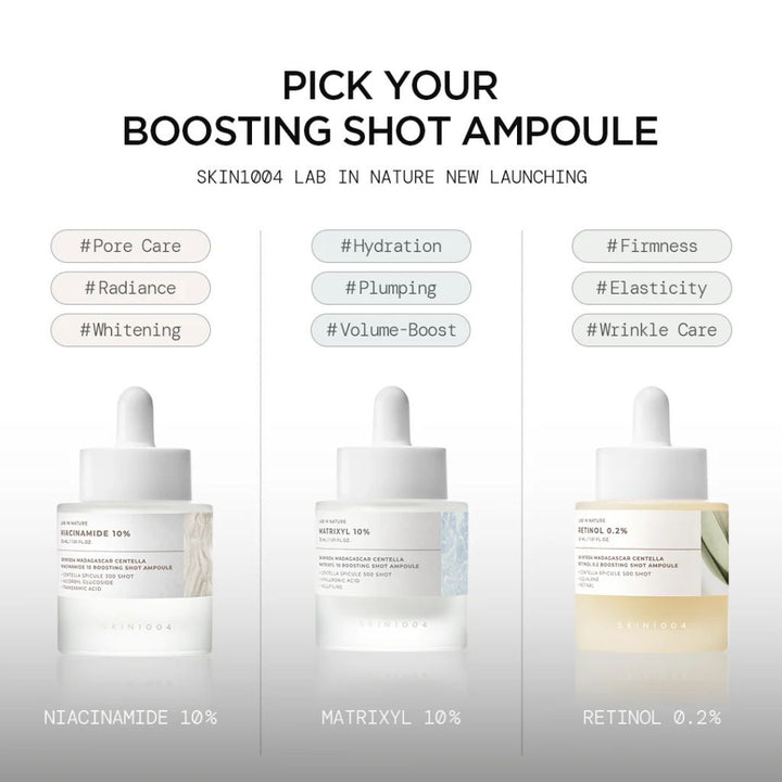 SKIN1004 - Madagascar Centella Retinol 0.2 Boosting Shot Ampoule 30ml
