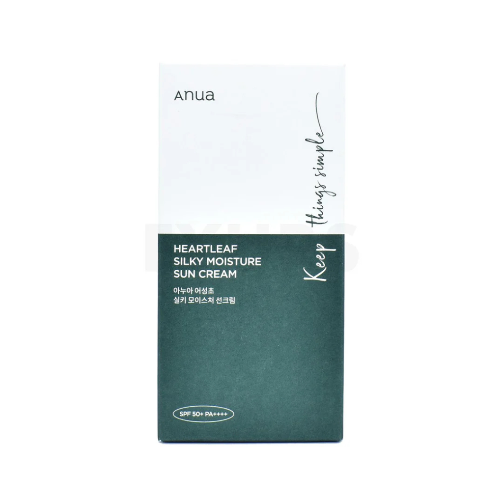 ANUA - Heartleaf Silky Moisture Sun Cream SPF50+ PA++++ 50ml