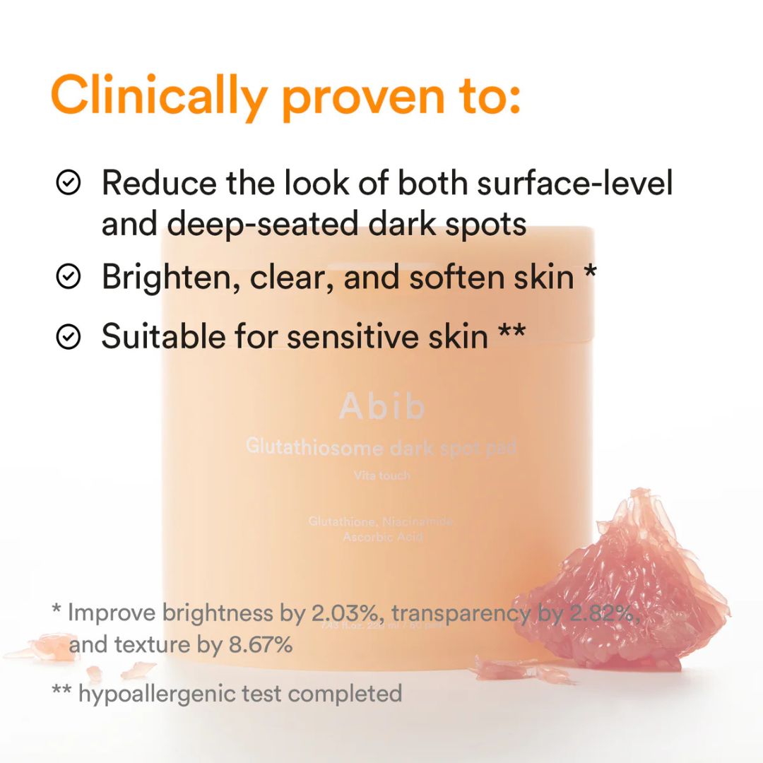Abib Glutathiosome Dark Spot Pad Vita Touch (60EA) (145ml)