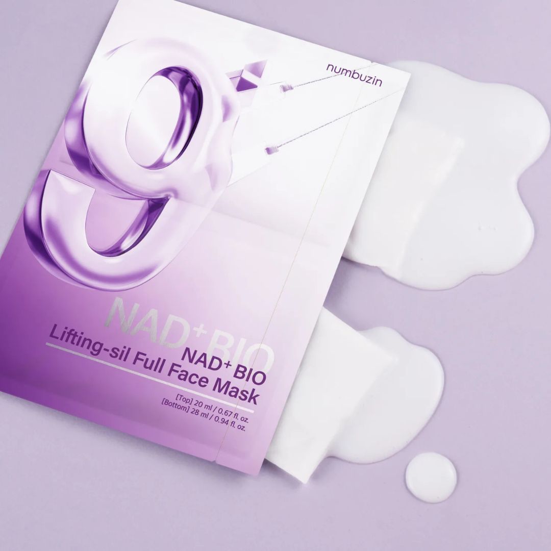 Numbuzin No.9 NAD Bio Lifting-sil Full Cover Facial Mask 20ml+28ml*4ea