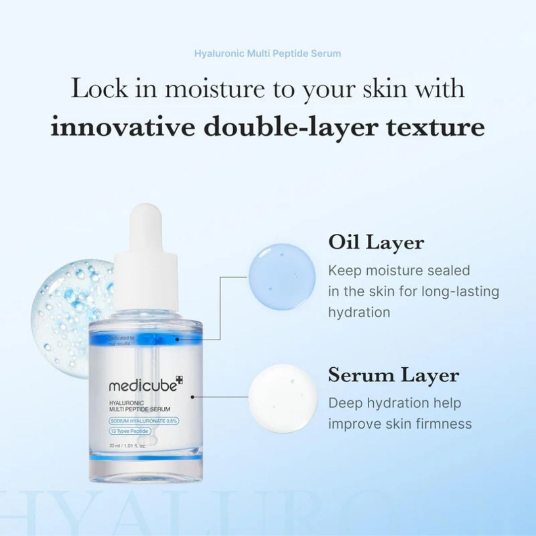 MEDICUBE - Hyaluronic Multi Peptide Serum 30ml